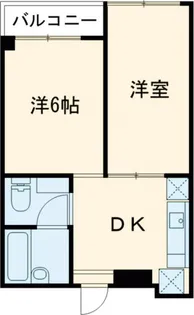 取手細井ハイム【4階】の間取り