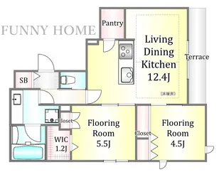 (仮称)等々力3丁目メゾン【1階】の間取り