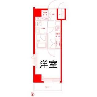ルーブル新丸子【2階】の間取り