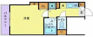 フェニックス高田馬場弐番館【1階】の間取り