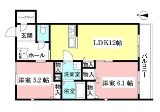 Heimstaette逍遥館【3階】の間取り