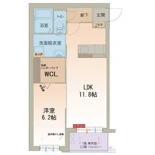 ハートフル インフィニティ【3階】の間取り