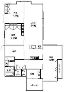 秋田県秋田市旭南1【一戸建】の間取り