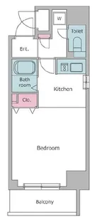 レジディア大井町【6階】の間取り