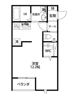 ベレーザ亀田駅前【2階】の間取り