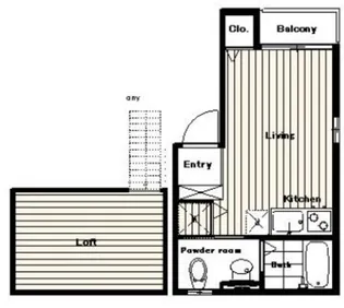 パーク神楽坂【4階】の間取り