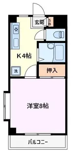 第六日東ハイツ【2階】の間取り