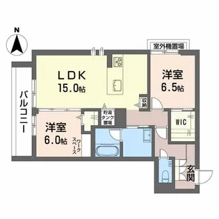 リノア泉が丘【2階】の間取り
