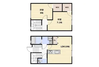 Fortuna四御神A棟の間取り