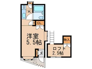 第1氷川台ハイム【1階】の間取り