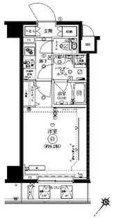 アルテシモ エジス【5階】の間取り