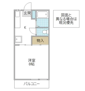 グランシャリオ酒門【1階】の間取り