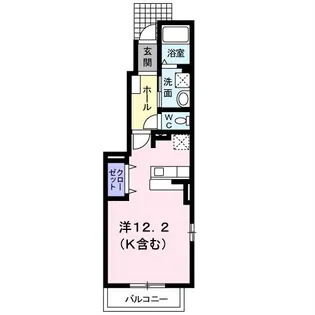 広島県福山市引野町【アパート】の間取り