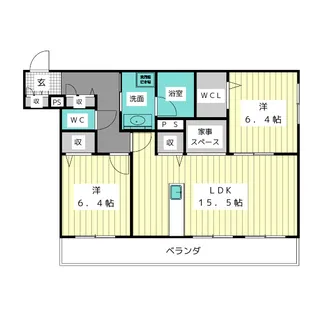 ヴィオレッタ【3階】の間取り