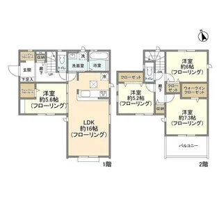 千葉県千葉市若葉区千城台東3【一戸建】の間取り