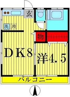 NEW LEAF【1階】の間取り