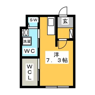 クレール5【1階】の間取り