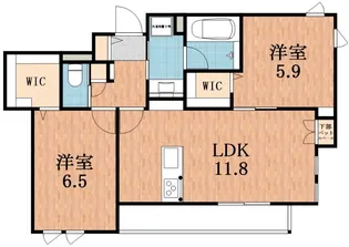SERPIENTE【2階】の間取り