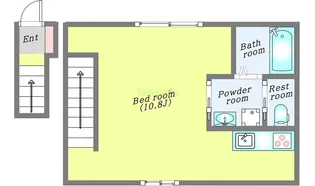 フォヴェアセンダイ【2階】の間取り