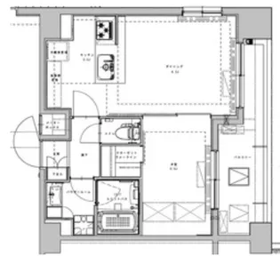 アジールコート大森西【8階】の間取り