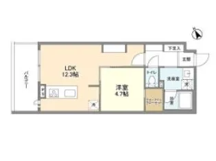 ACPレジデンス文京春日【3階】の間取り