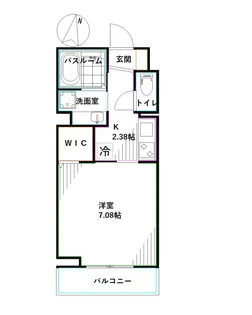 東京都杉並区成田東3【アパート】の間取り