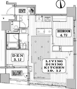 東京都港区南青山6【マンション】の間取り