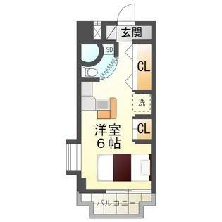 ラパルフェドファシリテ【3階】の間取り