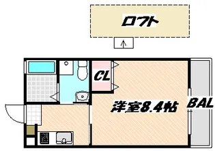 千葉県船橋市宮本5【アパート】の間取り