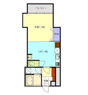 BLANCHE(ブランシェ)【4階】の間取り