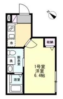 ベイルームフルリール相模大野【2階】の間取り