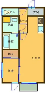 シャイニングハウス石岡【1階】の間取り
