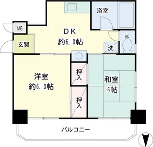 コートアオイ【2階】の間取り
