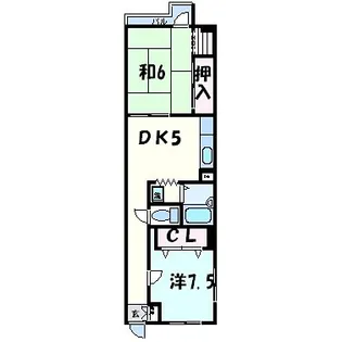 弘栄マンション【3階】の間取り