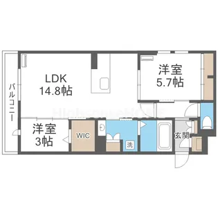 Clashist新森【2階】の間取り