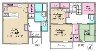 東京都渋谷区神泉町【一戸建】の間取り