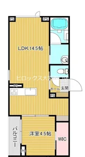 カーサ リリオ【3階】の間取り