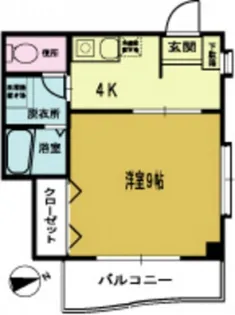 岡村ビル【3階】の間取り