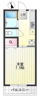 ヤングハイムB棟【2階】の間取り