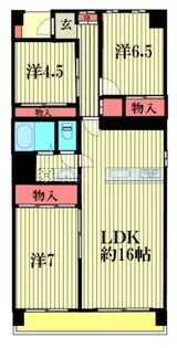 リバブル松戸【2階】の間取り