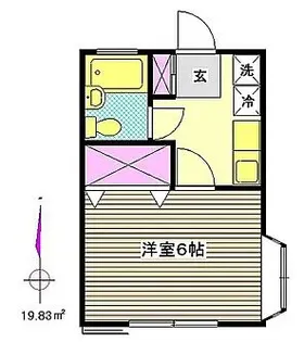 花栗INN【2階】の間取り
