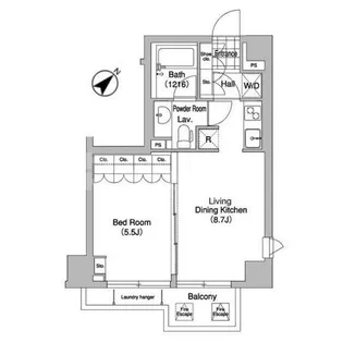 コンフォリア大山【8階】の間取り