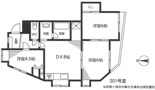 プエンテリバロ玉川【2階】の間取り