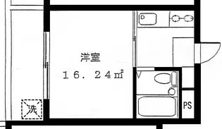 ヴァンテベール【3階】の間取り