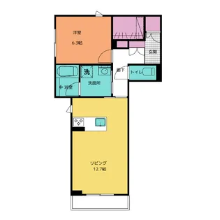 ベレオペリファニア【2階】の間取り