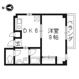 アイ・アール六角【1階】の間取り
