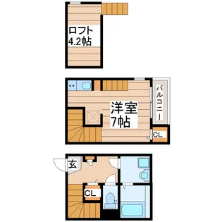 les saisons新田の間取り