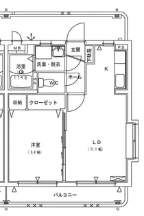 TRUSTY III【2階】の間取り