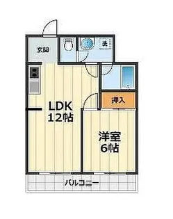 シャレムクレイン【4階】の間取り