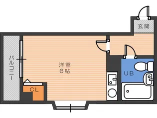 シティコーポ東田辺【2階】の間取り